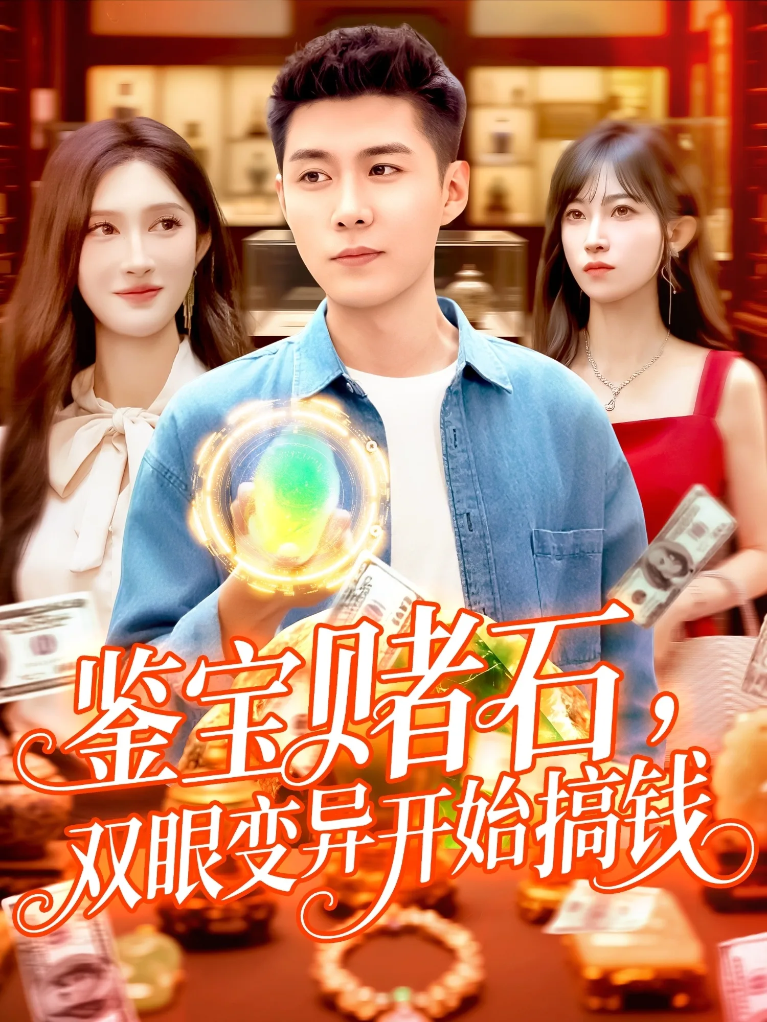 鉴宝赌石双眼变异开始搞钱